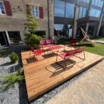 Terrasse Nomade en bois extérieure