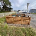 Local Poubelle en bois